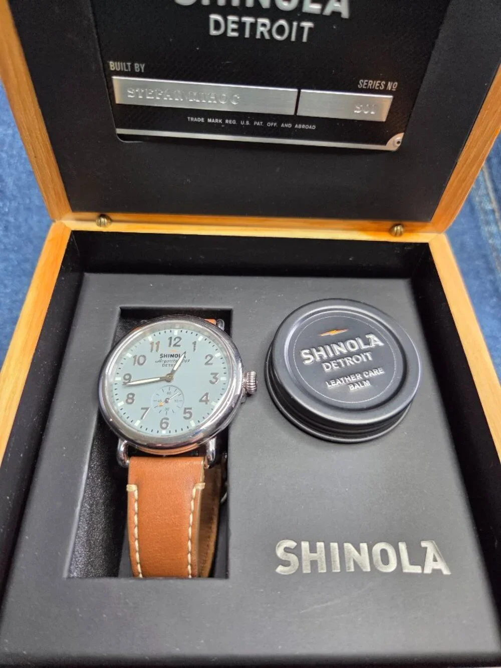 Shinola - Men's Runwell Argonite 1069 41mm Watch - NWT
